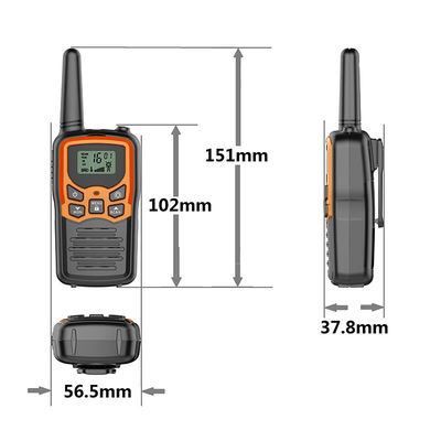 Длинный диапазон 3-5 км PMR/FRS/GMRS Мобильный телефон с прослушкой и 10 звуками вызова