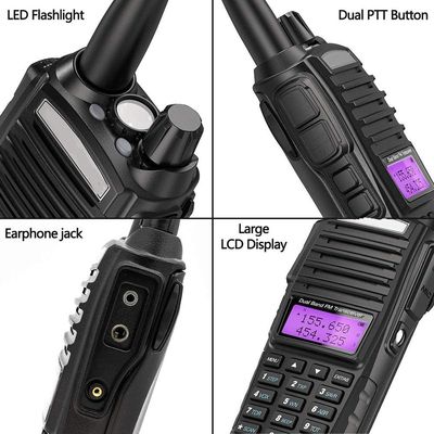 Дальний диапазон Zello Walkie Talkie BF-8201 Uhf Радиопередатчик для профессионального похода