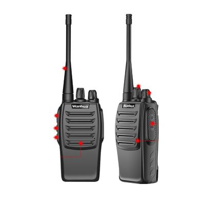 Hotel Wanhua WH27E Walkie Talkie Настраиваемый 170*60*35 мм Профессиональный UHF дальнего радиуса действия