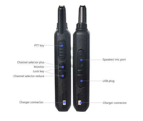 VTC201 Walkie Talkie с двойным режимом 2W UHF/VHF радио для потребностей в связи на большие расстояния