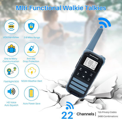 BF FR-22A 2W Walkie Talkie дальнего радиуса действия для пешеходных интеркомов для наружной связи