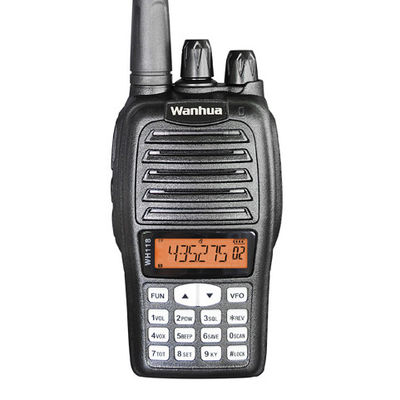 Wanhua WH118 Двухдиапазонное ручное радио 189g Walkie Talkie для связи на большие расстояния
