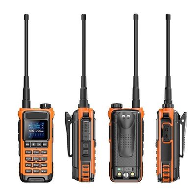 VHF 136-174 МГц Передатчик IC-U86 UHF 400-470 МГц Двухстороннее радио-воки-токи Черный