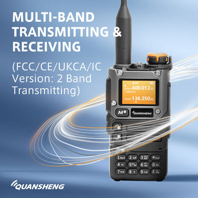 VHF UHF Quansheng UV-K58 Dual Band Walkie Talkie Two Way Radio с 200 каналами хранения