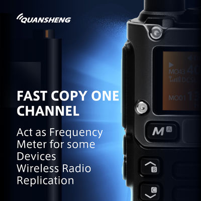 VHF UHF Quansheng UV-K58 Dual Band Walkie Talkie Two Way Radio с 200 каналами хранения