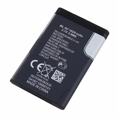 BL-5C Литий-ионный аккумулятор для Nokia1100 1600 E60 N70
