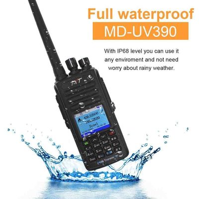 TYT MD-UV390 IP67 водонепроницаемый DMR TDMA Dual Band Walkie Talkies Цифровое мобильное радио