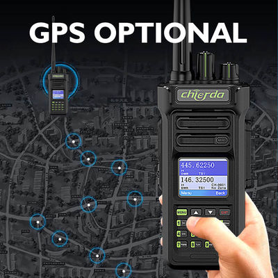 GPS IP67 Digital Walkie Talkie для связи с передатчиком VHF UHF 150*64*40 мм