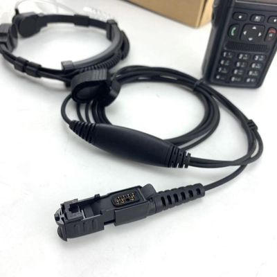 Motorola MTP3150 3250 6750 Тяжелый микрофон для горла с акустическими трубками