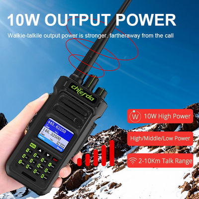 GPS IP67 Digital Walkie Talkie для связи с передатчиком VHF UHF 150*64*40 мм