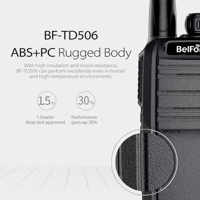 Belfone DMO Pseudo Trunk VHF/UHF Walkie Talkie BF-TD506 128 Канал хранения и двойные режимы