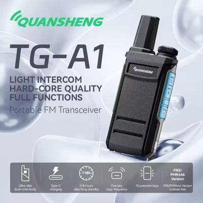 1-3 км диапазона общения QuanSheng TG-A1 беспроводной дальнобойный передатчик профессиональный черный ручной прослушиватель