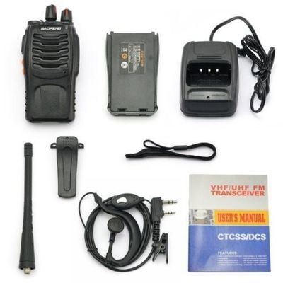 Оригинальный Baofeng BF 888S Walkie Talkie частотный диапазон 400-470Hz с держателем зарядки