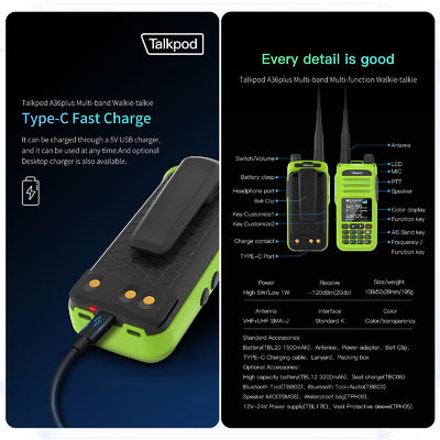 Цветовой дисплей многофункциональный A36plus приемопередатчик для взрослых