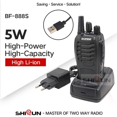 BF-888s Baofeng Walkie Talkie Dual Band Ham Radio BF888S UHF Transceiver Двустороннее радио