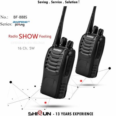 BF-888s Baofeng Walkie Talkie Dual Band Ham Radio BF888S UHF Transceiver Двустороннее радио
