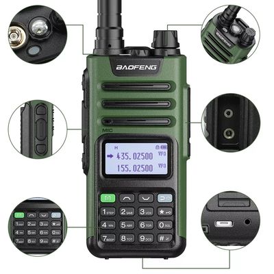 UV13 Pro двухстороннее радио GMRS 136-174/400-520MHz Walkie Talkie с зарядным устройством типа C