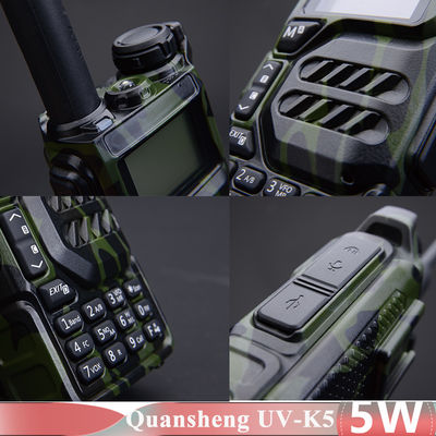 5W Quansheng UV-K5 Walkie Talkie Two Way Radio с USB-C зарядом Тип частоты VHF UHF