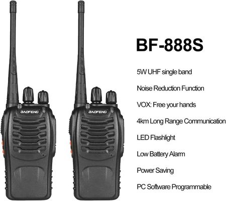 BAOFENG BF-888S однодиапазонный 400-470mhz портативный двухсторонний радио-вок-токи