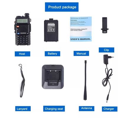 136-174MHz 400-470MHz Baofeng UV5R 8w Dual Band Walkie Talkie для приключений на открытом воздухе