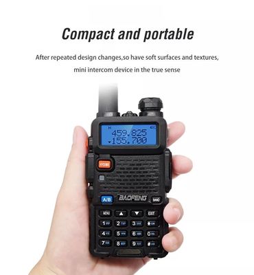 5 цветов Vhf Walkie Talkie Dual Band Digital Baofeng Uv-5r Двухстороннее радио для гам радио