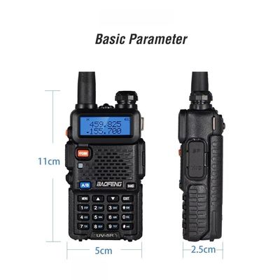5 цветов Vhf Walkie Talkie Dual Band Digital Baofeng Uv-5r Двухстороннее радио для гам радио