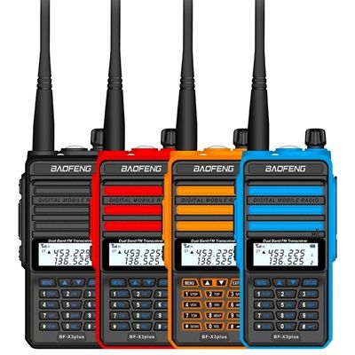 Baofeng X3 Plus Walkie Talkie IPX6 водонепроницаемая 0-5 км диапазон разговора защита от температуры