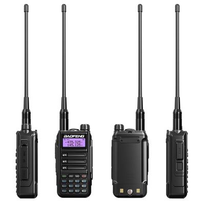 2024 BaoFeng UV-16 PRO высокомощный TYPE-C Walkie Talkie с черным цветом и выходом 5 Вт