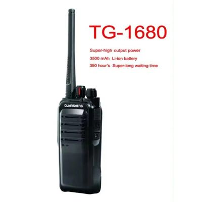Quansheng Tg-1680 PC Программируемая мощность Регулируемые продукты Walkie Talkie для 295г веса