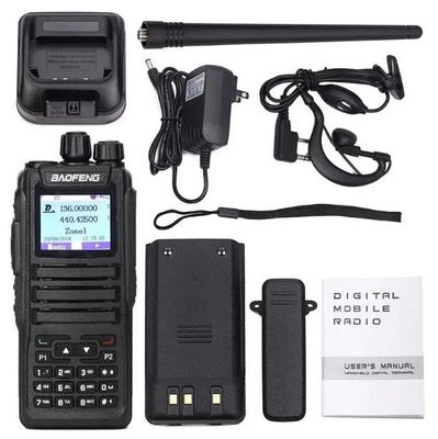 Baofeng DMR DM-1701 128 Канал хранения 136-174MHz 400-470MHz Двухстороннее радио ручной