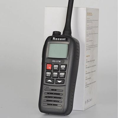 Последние RS-37m IP67 водонепроницаемый 5W VHF 2 Way Long Range Walkie Talkie Морское радио