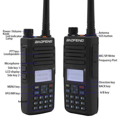 Продукция Walkie Talkie Baofeng Digital Dr-1801UV Ручное радио двухстороннее радио двойной полосы
