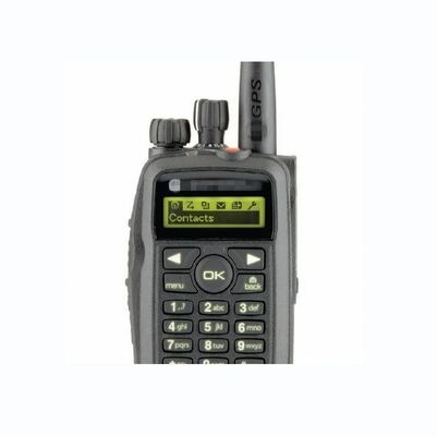 UHF/VHF портативное цифровое радио с рабочим напряжением 7,4 В в черном цвете