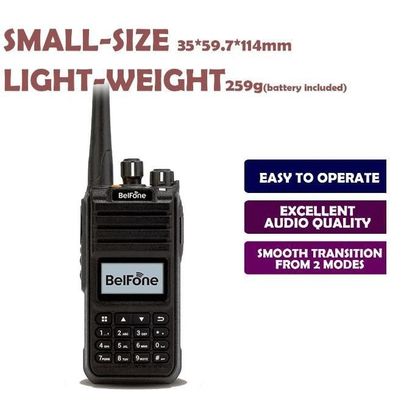 Black Belfone Bf-Td515 VHF UHF Радио дальность 5W портативный беспроводный 2 Way коммерческий