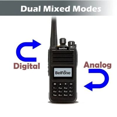 Black Belfone Bf-Td515 VHF UHF Радио дальность 5W портативный беспроводный 2 Way коммерческий