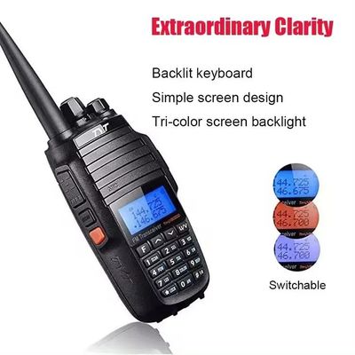 TH-UV8000e Ham Walkie Talkie с дальностью 10 км и диапазоном частот VHF 136-174