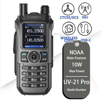 Длинный диапазон УФ-21 Pro V2 Dual Band Walkie Talkie с аккумулятором большой емкости 2600MAH