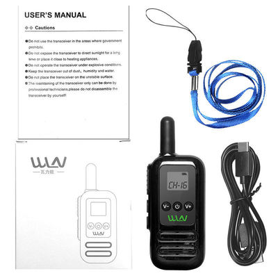 Черный WLN KD-C90 Mini ручной DMR Walkie Talkie Общение на большие расстояния
