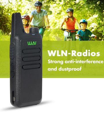 WLN KD-C1 2W/0.5W UHF Mini Walkie Talkie Ручной приемопередатчик 400-480MHZ Белый в нужде