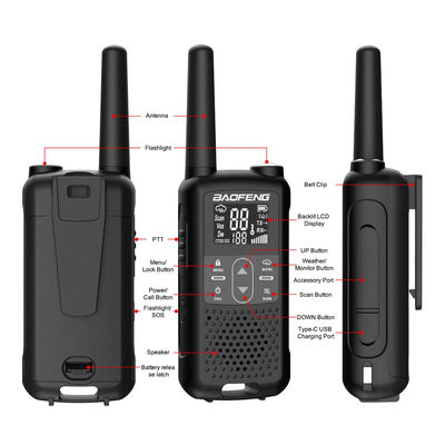 XIR P3688 DP1400 CP200D DEP450 Цифровое двухстороннее радио-вок-токи 103mm*55mm*31mm Черное