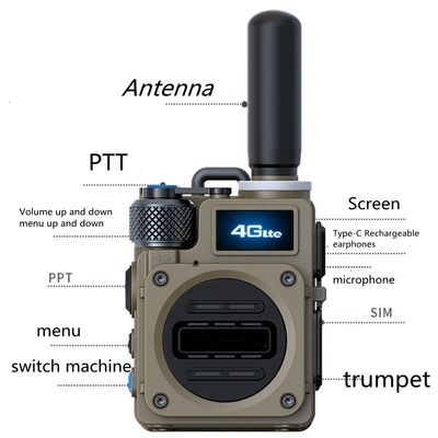 400-470 Частотный диапазон SIM-карты Walkie-Talkies для дальнего радиуса действия Global GSM Handy Talky