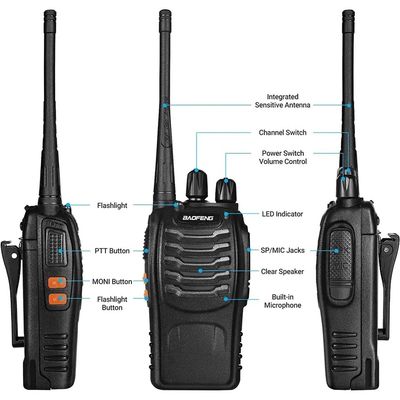 BF Baofeng 888 Литиевая батарея Двухсторонний Валки-Талки для детей Bluetooth Валки-Талки