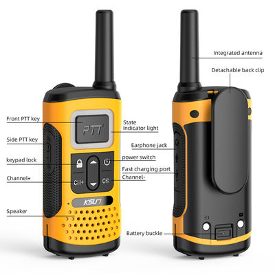 Ручной UHF KSUN GZ32 PMR FRS Лицензия Бесплатное двустороннее радио с функцией декодирования клона
