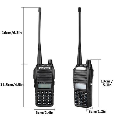 220г Черный UV82 8W BAOFENG Dual Band 2 Way Walkie Talkie UV-82 и Самый продаваемый радио