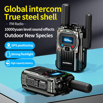 4G POC Zinc Alloy Walkie Talkie с функцией FM радио и исключительной поддержкой PTT
