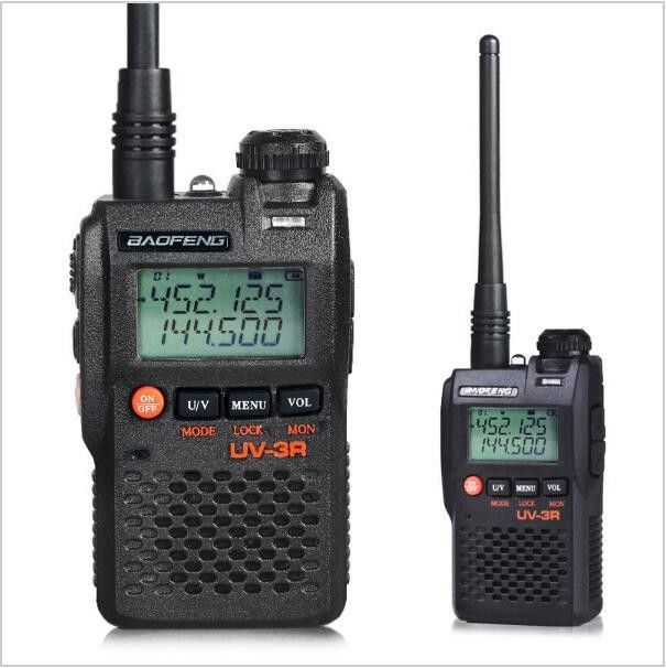 Уоки-Толки УФ-3Р Дальний диапазон Двухдиапазон UHF VHF Удобный двухсторонний радиоприемник с ЖК-дисплеем