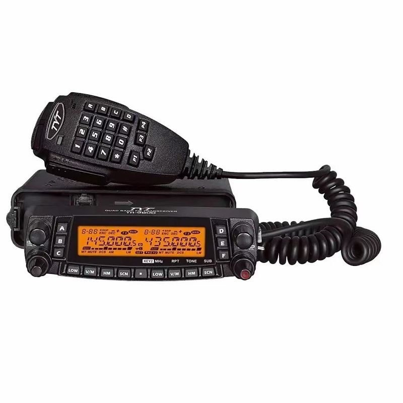 50 Вт VHF UHF Двухдиапазонный мобильный автомобильный радиопередатчик TYT TH-9800 для типа Walkie Talkie