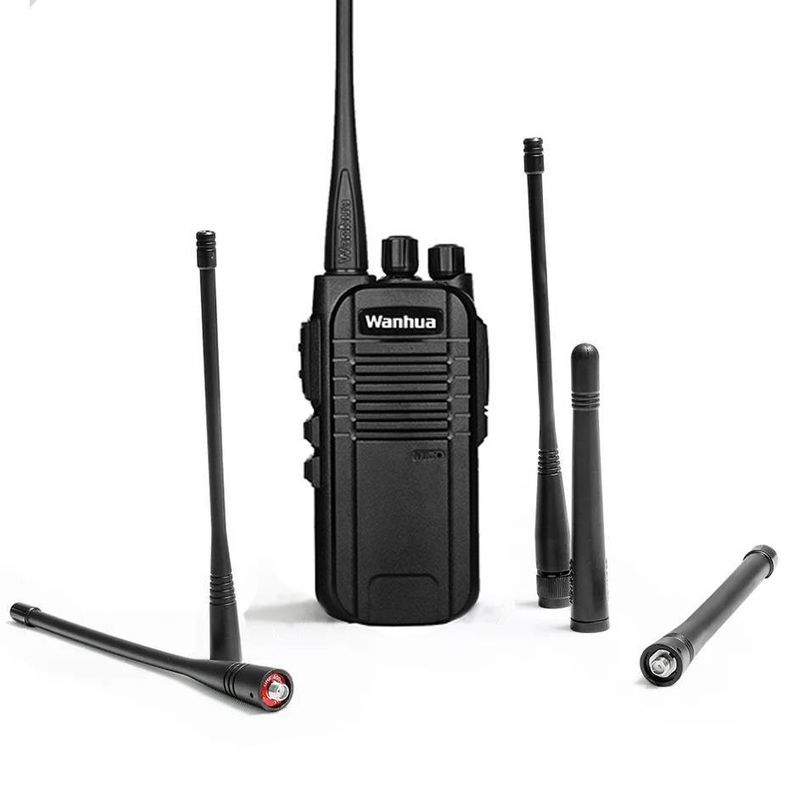 Антенна двойной полосы 5dBi Gain для Wanhua UV6S UV9R Walkie Talkie VHF136-174 UHF400-470