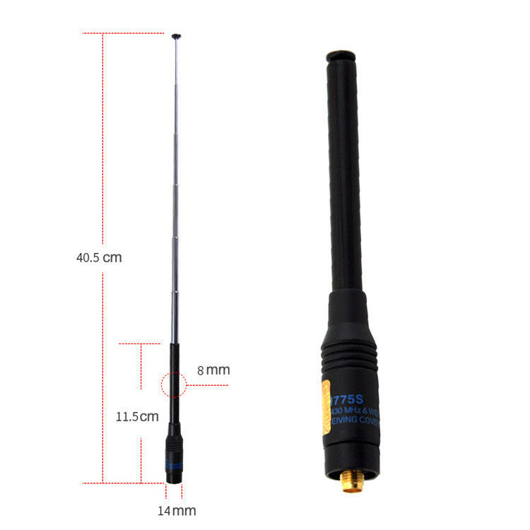144-146/430-440 МГц частотный диапазон RH775 Walkie-Talkie с NFC и длинными антеннами