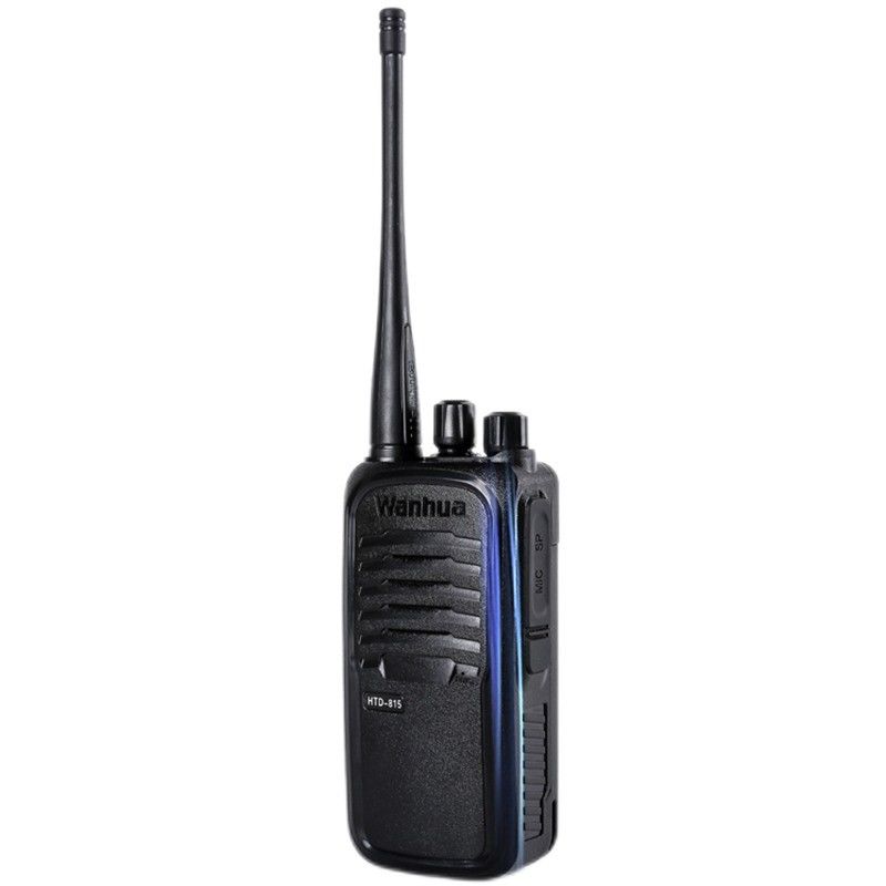 Black Wanhua HTD815 Walkie Talkie 5W/8W Опциональный диапазон 10 км для потребностей в связи